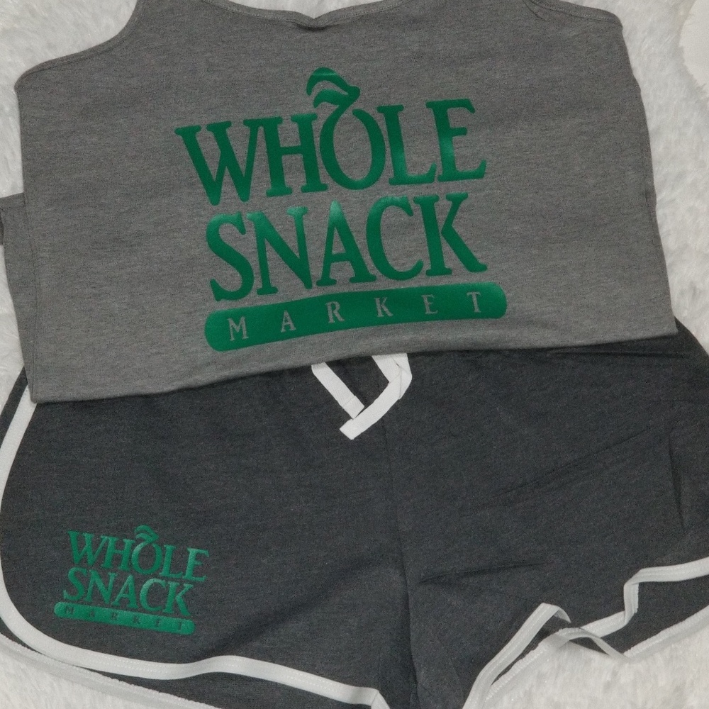 2 piece tank and shorts or tshirt and shorts